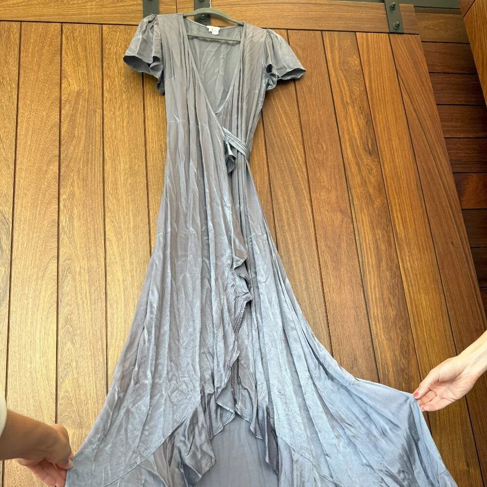 Ghost London - Silver Maxi Dress - Picture 3 of 8